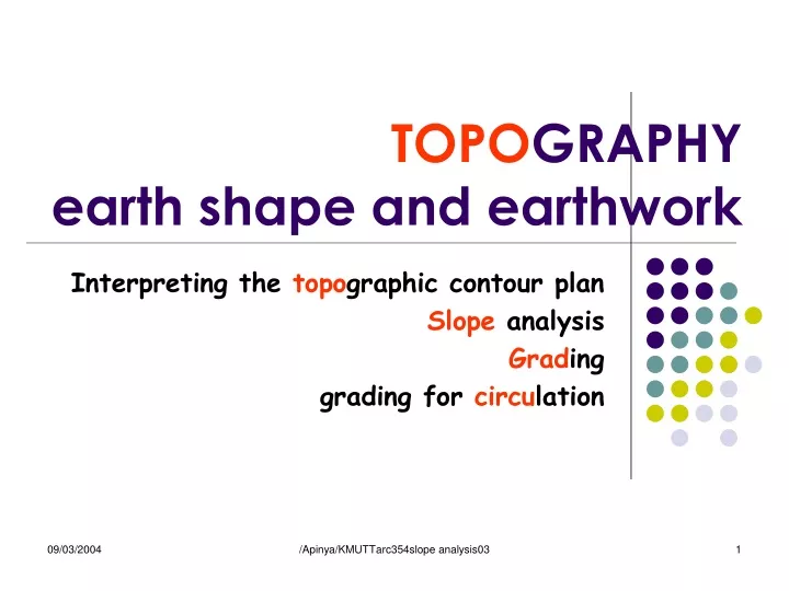 topo graphy earth shape and earthwork