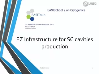 EZ Infrastructure for SC cavities production
