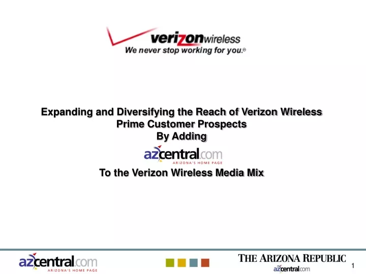 expanding and diversifying the reach of verizon