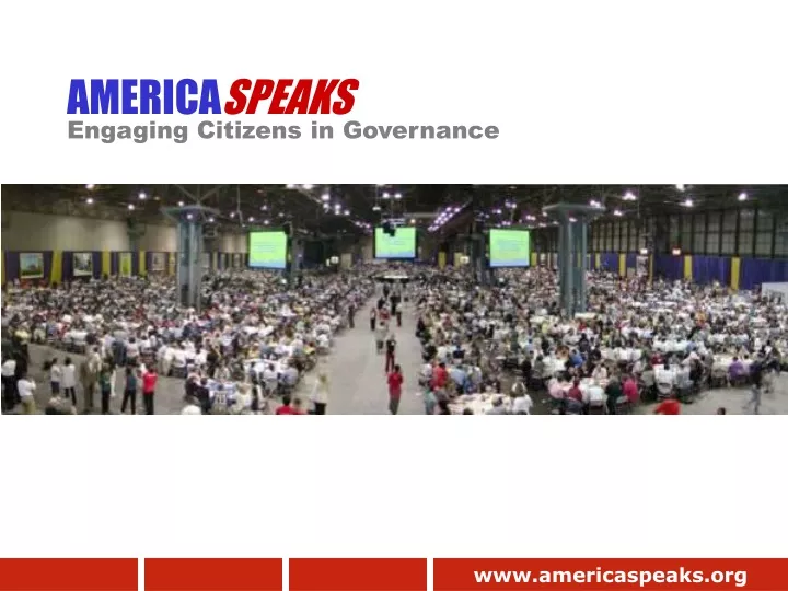america speaks engaging citizens in governance