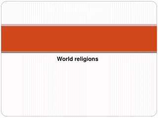 World religions