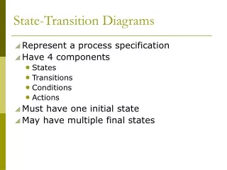 State-Transition Diagrams