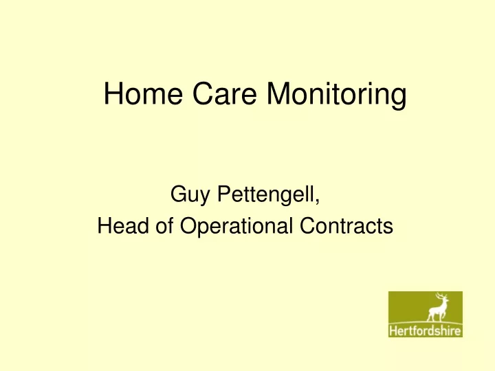 home care monitoring
