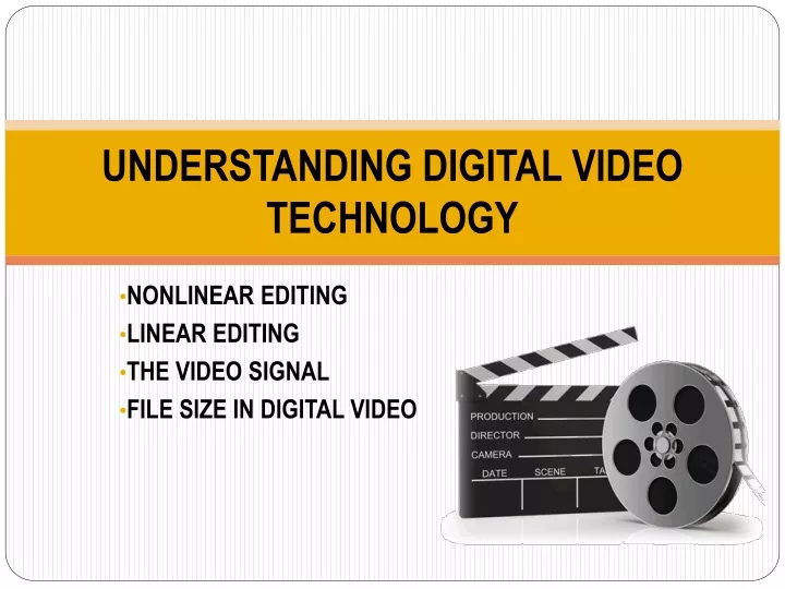 understanding digital video technology