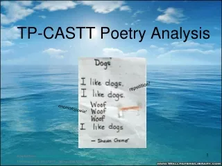 TP-CASTT Poetry Analysis