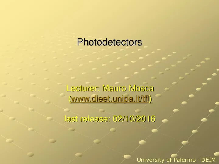 photodetectors