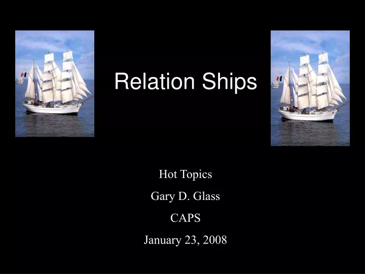 relation ships