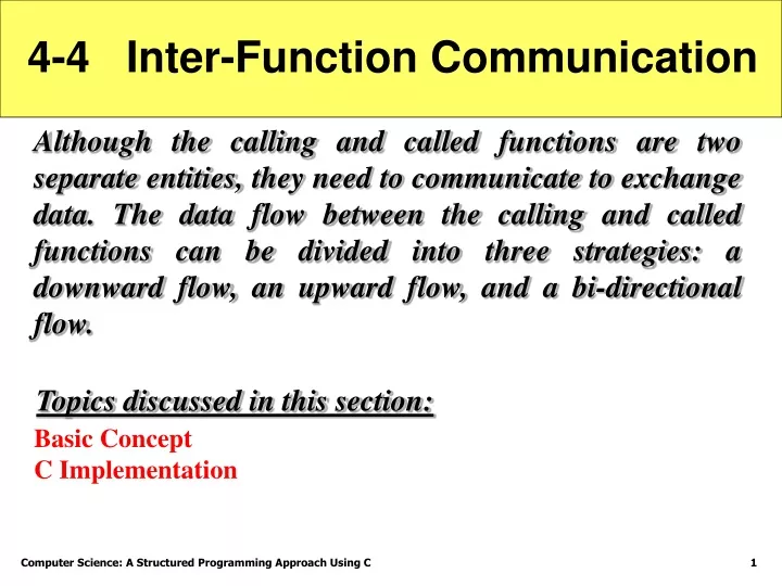 4 4 inter function communication