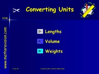 Converting Units