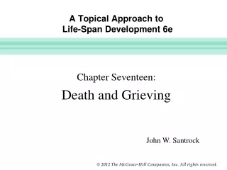 A Topical Approach to Life-Span Development 6e