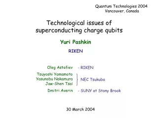 Technological issues of superconducting charge qubits
