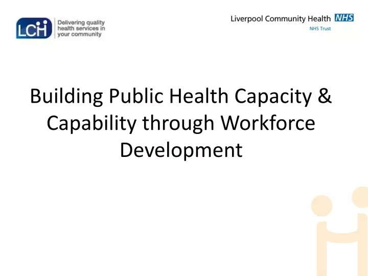 building public health capacity capability