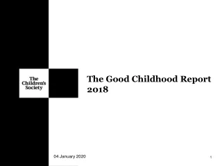 The Good Childhood Report 2018