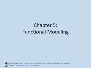 Chapter 5: Functional Modeling