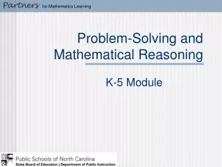 Problem-Solving and Mathematical Reasoning