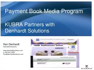 Payment Book Media Program KUBRA Partners with Denhardt Solutions