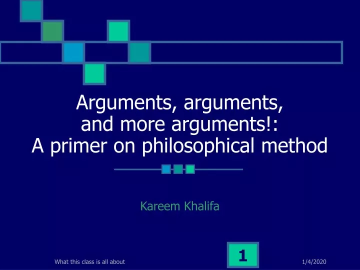 arguments arguments and more arguments a primer on philosophical method