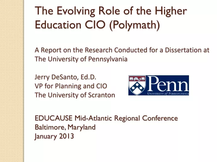 the evolving role of the higher education