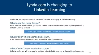 Lynda  is changing to  LinkedIn Learning