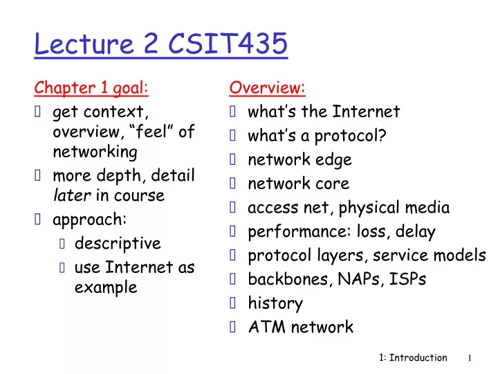 lecture 2 csit435