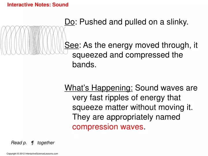 interactive notes sound