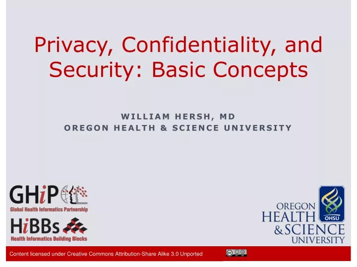 privacy confidentiality and security basic concepts