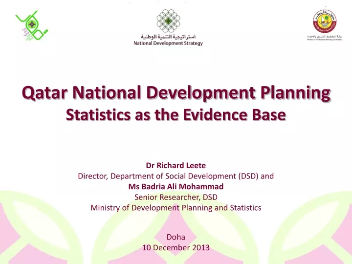 qatar national development planning statistics