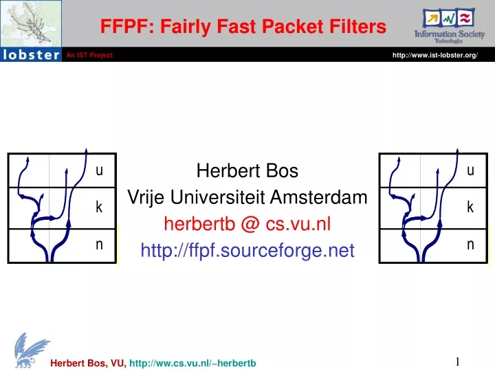 ffpf fairly fast packet filters