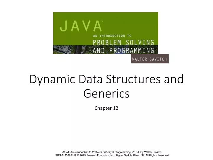 dynamic data structures and generics