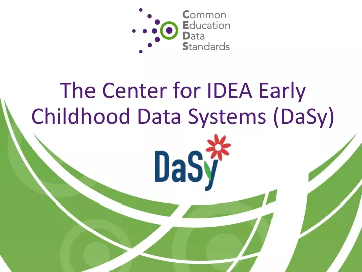 the center for idea early childhood data systems