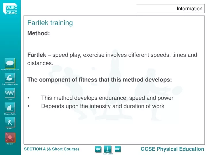 method fartlek speed play exercise involves