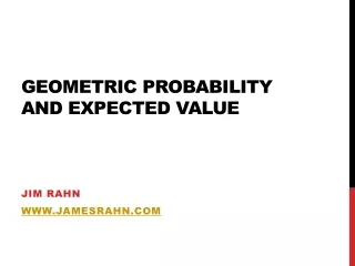 Geometric Probability and Expected Value