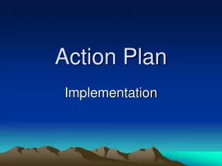 Action Plan