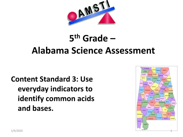 5 th grade alabama science assessment
