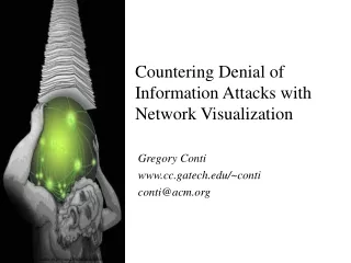 Countering Denial of  Information Attacks with  Network Visualization