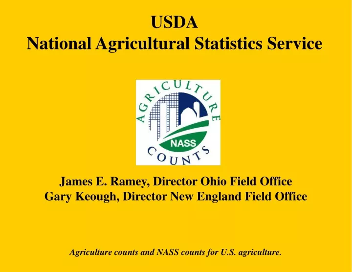 usda national agricultural statistics service