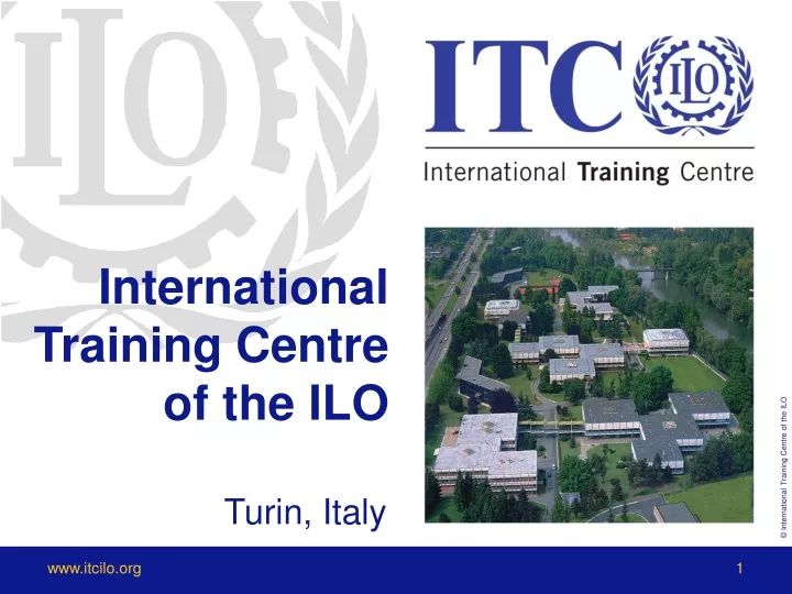 international training centre of the ilo