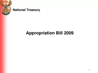 Appropriation Bill 2009