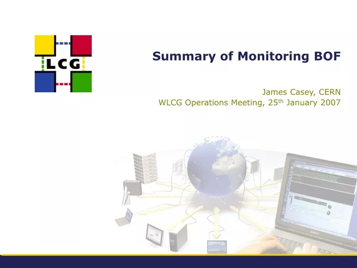 summary of monitoring bof