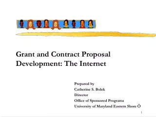 Grant and Contract Proposal Development: The Internet
