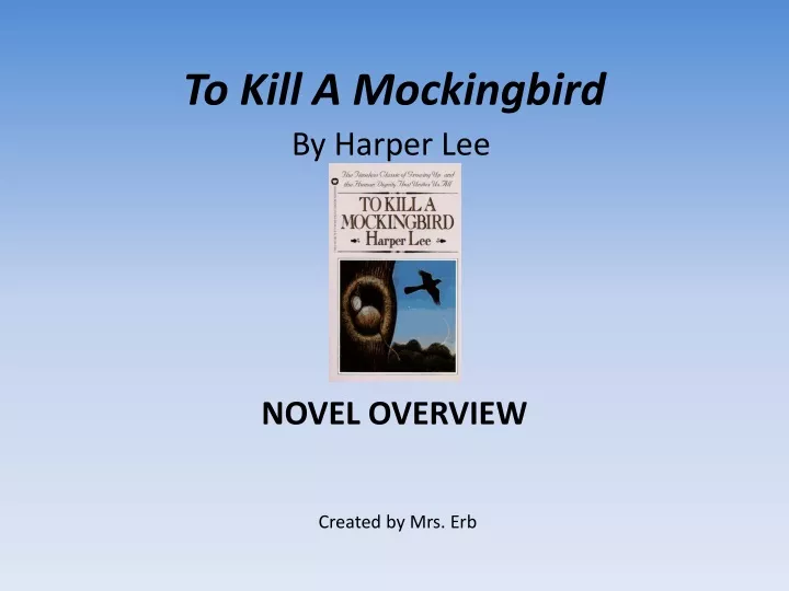 to kill a mockingbird