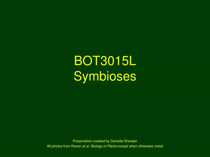 bot3015l symbioses