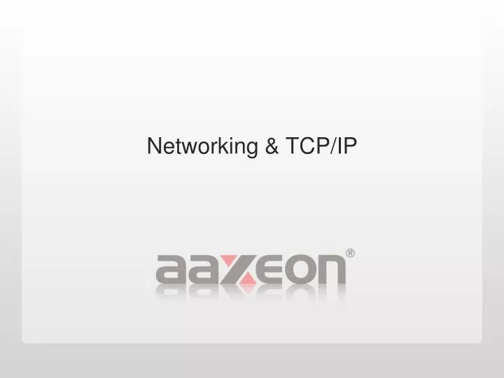 networking tcp ip