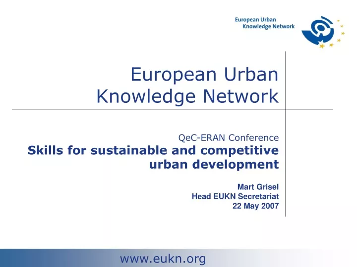 european urban knowledge network