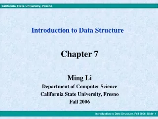 Introduction to Data Structure