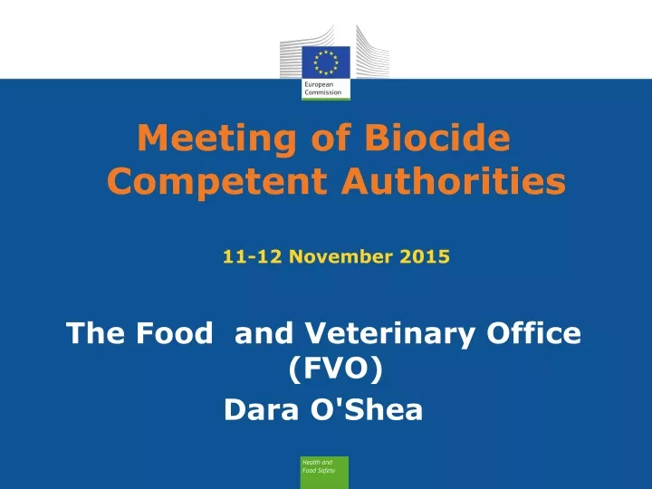 meeting of biocide competent authorities 11 12 november 2015