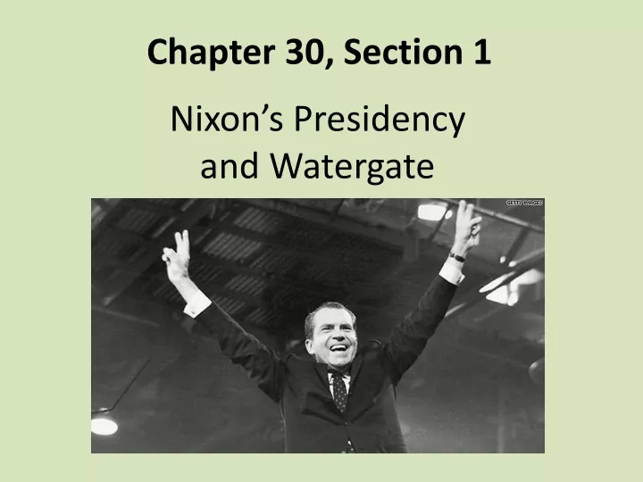 chapter 30 section 1