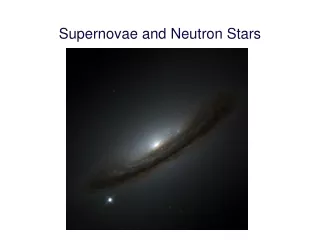 Supernovae and Neutron Stars