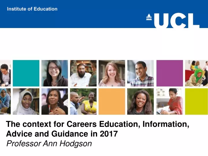 the context for careers education information