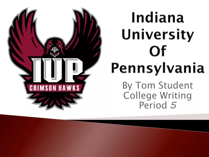 indiana university of pennsylvania